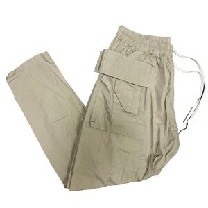 mnml Drop Crotch Cargo Pants Mens XXXL Tan Beige Utility Streetwear NWT *READ*